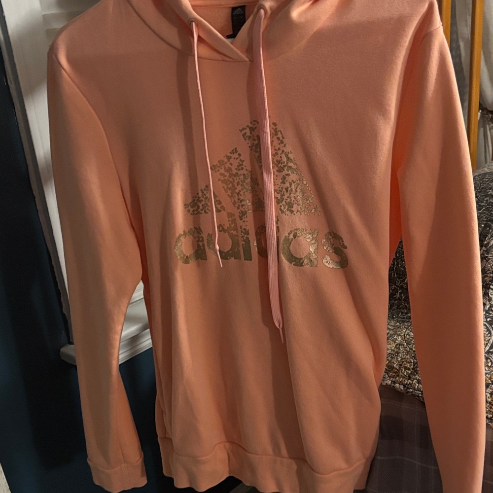 Adidas Women's Coral Hoodie Sweater